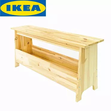 Скамья из дерева ПЭРЙОХАН с отделением для хранения 006.02.35