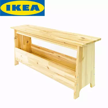 Скамья из дерева ПЭРЙОХАН с отделением для хранения 006.02.35