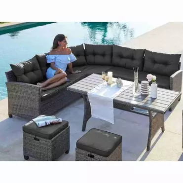 Комплект плетеной мебели  Афродита     Grey  