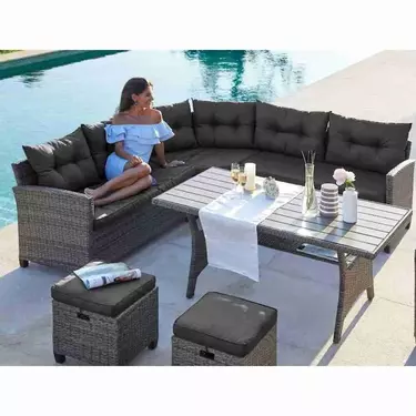 Комплект плетеной мебели  Афродита     Grey  