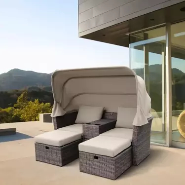 Комплект плетеной мебели  Афродита   Brown  