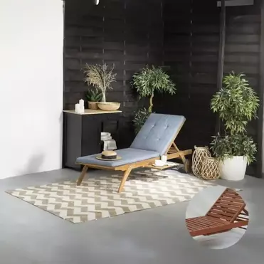 Шезлонг-лежак  Афродита   Grey-Blue  