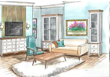 Гостиная Пенни