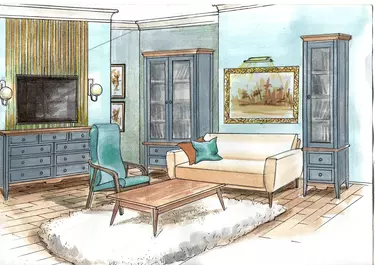 Гостиная Пенни