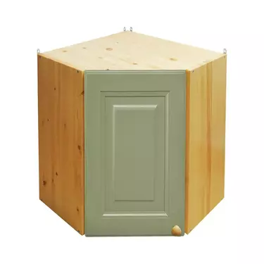 Шкаф Весури настенный арт. 266 угловой олива