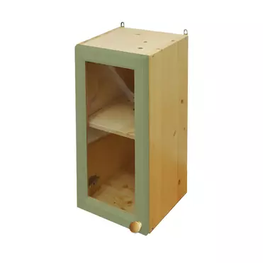 Шкаф настенный Весури со стеклом арт. 231 олива