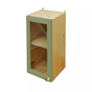 Шкаф настенный Весури со стеклом арт. 231 олива