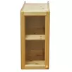 Шкаф настенный со стеклом 2 полки Весури арт.231