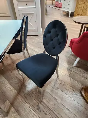 Стул металлический Odda черный (выставочный образец)