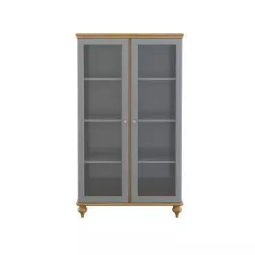 Витрина массив сосны "Рандеву" 220 (серый 7042/антик 24)