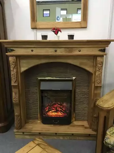 Портал для камина Викинг GL из массива сосны