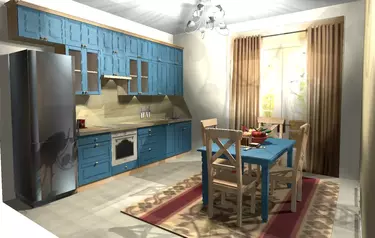 Кухня Весури лак/морин