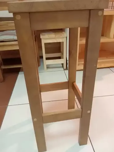 Табурет светлый дуб барный Дени-3 (выставочный образец)