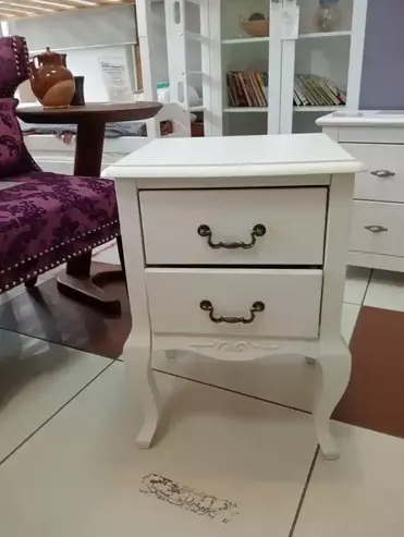   Тумба 2 ящика белая Ари-Прованс №2 (выставочный oбразец)  