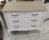 Комод с 3 ящиками белый сосна ЛеБо