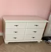 Комод белый 6 ящиков Брусно 2.11.01