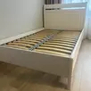 Кровать Бейли 1200х2000 без изножья массив белый воск
