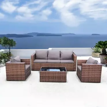 Комплект плетеной мебели  Афродита   Brown  