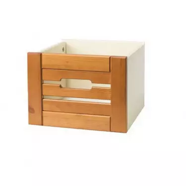 Ящик для шкафа (стеллажа) Бейли белый воск/антик