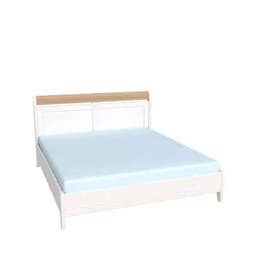 Кровать Бейли без изножья 1600х2000  белый воск/антик