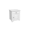 Тумба с 1 ящиком белая Бейли прикроватная белый воск