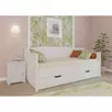 Тумба с 1 ящиком белая Бейли прикроватная белый воск