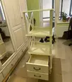 Стеллаж 2 полки 2 ящика Этажерка Авиньон (белая М-11)