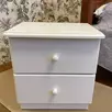 Тумба 2 ящика белая ТК №3