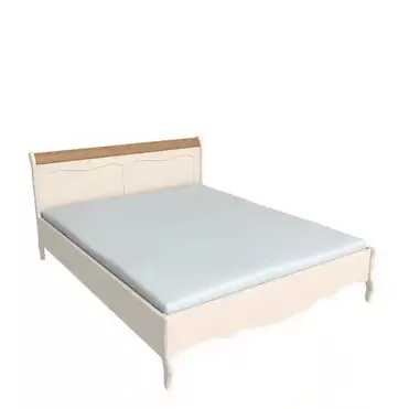 Кровать Лебо 160*200 без изножья Бежевый воск/Антик