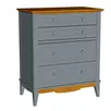   Комод с ящиками серый 022 Пенни 7046-антик 24   