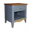   Тумба прикроватная сосна Пенни серый 7046-антик 24   