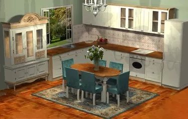 Кухня Весури лак/слоновая кость