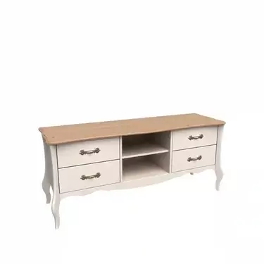 Тумба Лебо ТВ 158 Бежевый воск/Антик