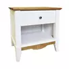   Тумба прикроватная с ящиком Пенни белый воск-антик 24   