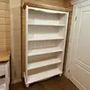 Шкаф белый с 5 полками Айно книжный №5