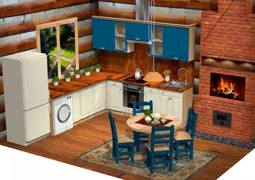 Кухня Весури лак/морин