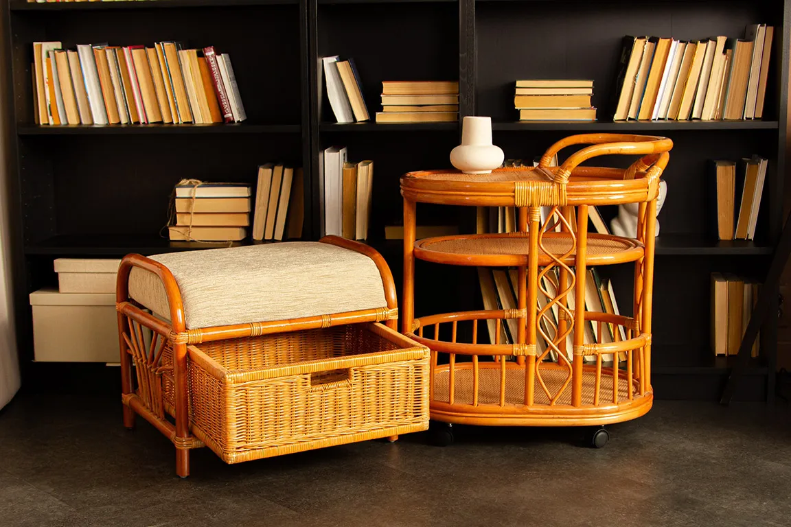Мебель   из   ротанга — это изящество и лёгкость.