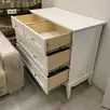 Комод белый "Римини" с 4 ящиками