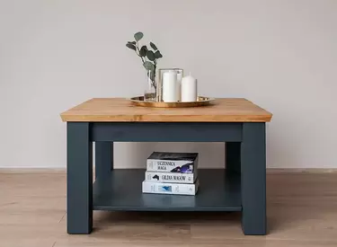 Стол журнальный Форест малый серый 7012/бейц-масло