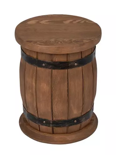 Табурет-бочка Шале тон палисандр
