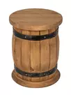 Табурет-бочка с тайником "Шале" тон бейц