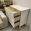 Комод белый "Римини" с 4 ящиками