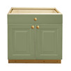 Тумба Весури с 1 ящ. арт. 381 олива