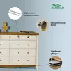 Комод с ящиками из дерева 036 Пенни белый воск-антик 24