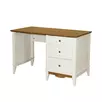   Стол письменный 3 ящика Пенни 03 белый воск-антик 24   