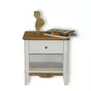   Тумба прикроватная с ящиком Пенни белый воск-антик 24   