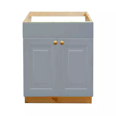 Тумба под мойку серая Грей арт. 360