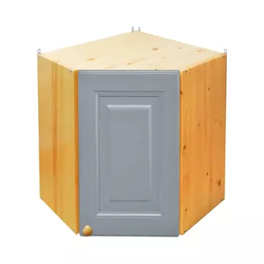 Шкаф из сосны Грей настенный угловой арт. 266