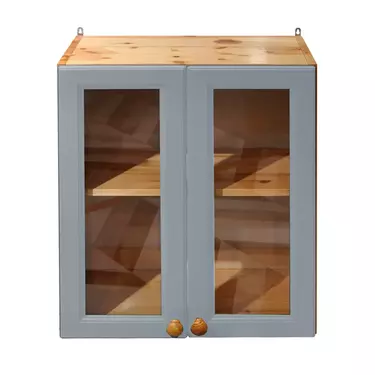 Шкаф кухонный Грей настенный  со стеклом арт. 261