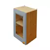 Шкаф настенный деревянный Грей со стеклом, арт. 241